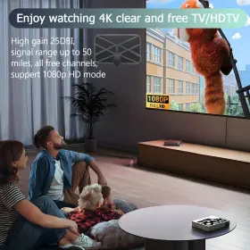 Iantat 694150761647 2024 Newest Tv Antenna Digital Hdtv Indoor Outdoor With Signal Booste #3