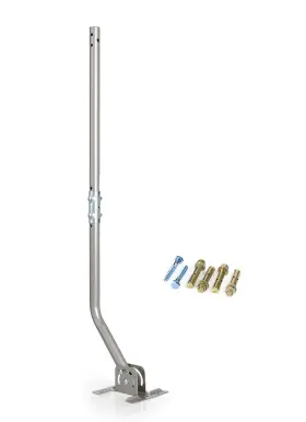 Imbesel 787874022115 Adjustable Outdoor / Attic Antenna Mounting Pole - Universal J Pipe Mount For An