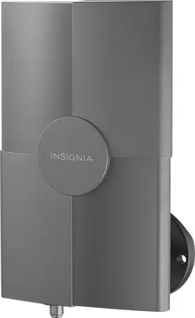 Ns-ant20da Insignia 600603222146 Compact Outdoor Amplified Tv Antenna - Gray #2