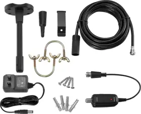 Ns-ant20da Insignia 600603222146 Compact Outdoor Amplified Tv Antenna - Gray #3