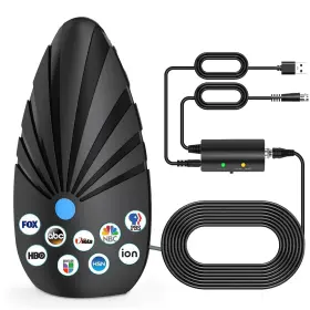 Jadeley 766664351116 2025 Upgraded Tv Antenna Indoor Long Range For Smart Hd Digital A