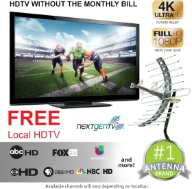 Jasco Products Company Llc 711181534993 Ge Outdoor Hd Digital Tv Antenna Long Range Smart Supports 4k 1080p #2