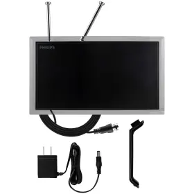 Sdv3237n Jasco Sdv3237n/27 Philips Crystal Amplified Indoor Tv Antenna Extendable Dipole Rabbit Ears 8e