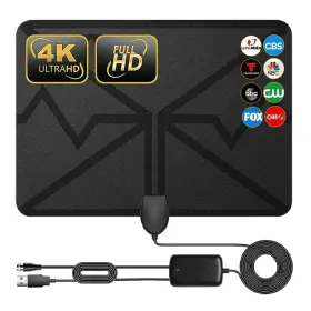 B0fsjd7cwk Jbktd Tv Antenna Amplified Hd Digital Long 250 Miles Range Signal Booster 16.5ft Coa