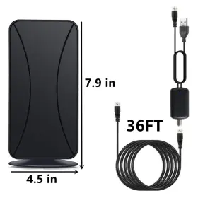 Jhesao 710946484641 Tv Antenna For Smart - Indoor Digital Hd And Free Lo #3