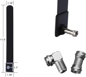 8541717337 Jklcom Clear Tv Key Digital Indoor Antenna Hd Free Receive Satel #3