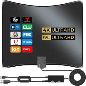 Jm Nexlov 705353146763 2025 Upgraded Tv Antenna Indoor-1500 Miles Long Range For Smart