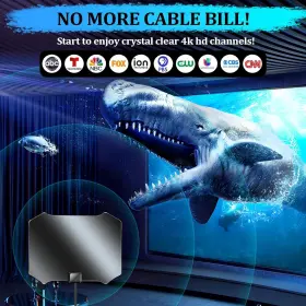 B0dk52jjt6 Jm Nexlov 2024 Tv Antenna For Smart Indoor Local Channels 1100 Miles Lon #2