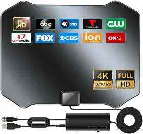 B0dk52jjt6 Jm Nexlov 2024 Tv Antenna For Smart Indoor Local Channels 1100 Miles Lon