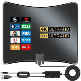 Jm Nexlov Sn009-hd005 2026 Upgraded Antenna For Smart Tv 3600 Miles Indoor Digital Tv