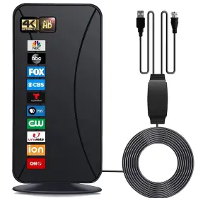 Joinus 756197802964 Tv Antenna - Amplified Hd For Smart Sling 300 Miles Lon