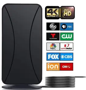 Joinus 768561536863 Tv Antenna - Amplified Hd For Smart Sling 300 Miles