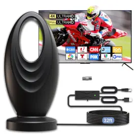 Joyfulpaws 756014601305 2025 Tv Antenna For Smart And Old 2200 Miles Range Hd Digital Ante