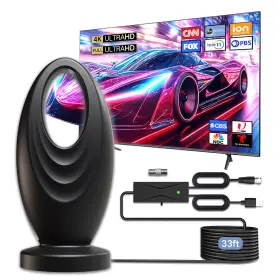 Joyfulpaws 756014601558 2025 Tv Antenna For Smart And Old 2200 Miles Range Hd Digital Ante