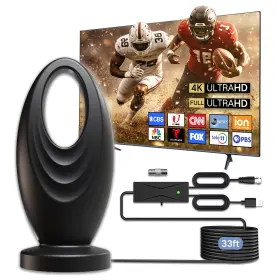 Joyfulpaws 756014601602 2025 Tv Antenna For Smart And Old 2200 Miles Range Hd Digital Ante