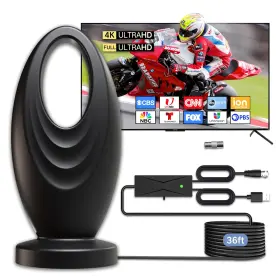 Joyfulpaws 762833989029 2025 Tv Antenna For Smart And Old 2800 Miles Range Hd Digital Ante