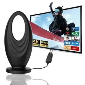 Joyfulpaws 774501557355 2025 Hd Digital Tv Antenna - 1800 Miles 4k And 1080p Signal Booster Easy Setup