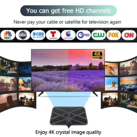 Jtooloife 903742714249 Tv Antenna Digital Smart Indoor 400 Miles Long Range Outdoor Amplifi #2