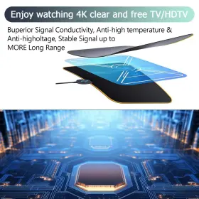Jtooloife 903742714249 Tv Antenna Digital Smart Indoor 400 Miles Long Range Outdoor Amplifi #3