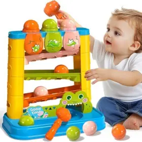 Qu003b-1 Jukudahu Kids Hammer Toy Rolling Ball Toys For 3 Years Old Kids- Knock Game #2