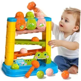 Qu003b-1 Jukudahu Kids Hammer Toy Rolling Ball Toys For 3 Years Old Kids- Knock Game