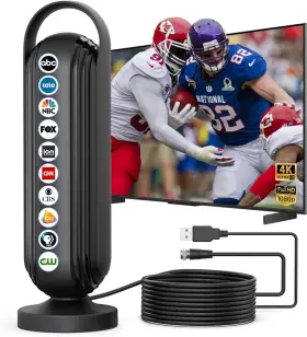 An2049 Kangeroo Express 2025 Tv Antenna For Local Channels Outdoor 999 Miles Long Range Indo