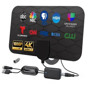 Kangyue 031088887906 Tv Antenna Digital For Smart Indoor 2026 Portable Hd Sup