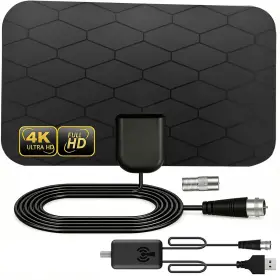Kangyue 419989785909 Digital Antenna Indoor For Smart Tv 360 Reception 4k 1080p Portable Digital