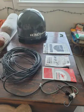 Vq4550 King Tailgater Bundle - Portable Satellite Tv Antenna / No Remote #3