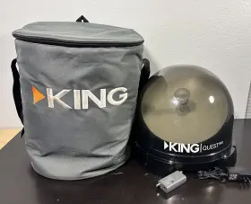 Vq4800-a0 King Vq4800 Quest Pro Portable/roof Mountable Tv Antenna - Satellite Only