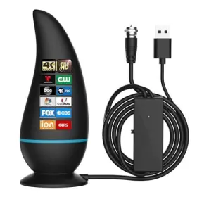 Klomier 721545700315 Tv Antenna Hd Digital 560 Miles Range Reception With Signal Boos