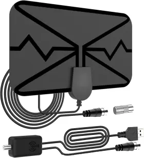 Dvb-t2 Kong Technology Limited 313024861886 4k Digital Flat Antenna 3600 Miles Hdtv Amplifier Signal Booster Indoor A
