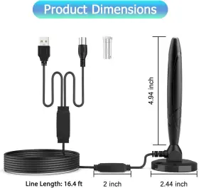 Channels780 Koyetubs 623130523418 Tv Antennatv Antenna Indoor For Local Long Distance I #2
