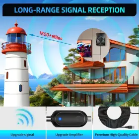 Lachogale 732404373298 1500 Miles Range Digital Tv Antenna Strongest For Smart Indoor #3