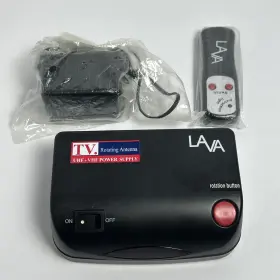 11008828 Lava Tv Rotating Antenna Uhf Vhf W Power Supply And Remote Control Box Accessory