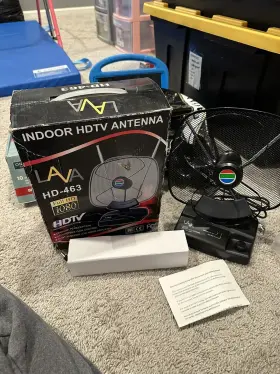 Hd-463 Lava Original Indoor Hdtv Antenna Full Hd 1080 Built-in Amplifier #2