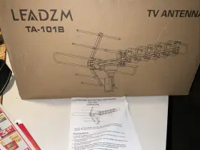 Leadzm 28-36db 360 Ta-101b Tv Antenna 360 Uv Dual-band 150miles Us Plug Outdoor