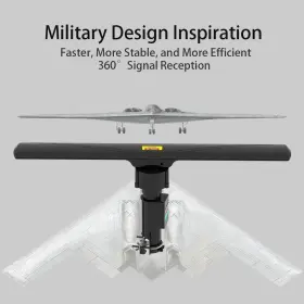 Ta-10000a Leadzm 980 Mile Hdtv 1080p Outdoor Hd Tv Antenna Digital Signal Amplifier Electric Home