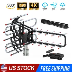 Ta-850b Leadzm 990 Miles Long Range Hd Digital Antenna Tv Hdtv Outdoor 4k 1080p Uhf/vhf