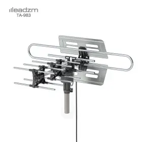 990mile Leadzm Ta-983 Outdoor Amplified Tv Antenna Digital 1080p 4k Hdtv 360 Rotation Remote #2
