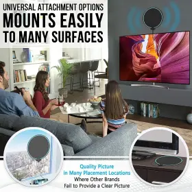 Loom 727785451529 2022 Newest Hd Tv Antenna Long 120 Miles Range - Support 4k 8k 1080p Fire St #2