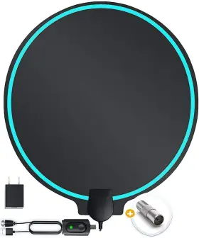 Loom 727785451529 2022 Newest Hd Tv Antenna Long 120 Miles Range - Support 4k 8k 1080p Fire St