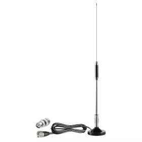 Lukyamzn 445000519511 10 Ft. Reception Amplified Vhf 27mhz Heavy Duty Magnetic Mount Cb Radio Base St