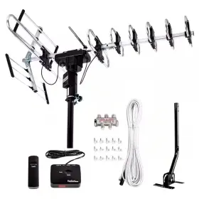 Lukyamzn 744759758460 200 Miles Long Range Receptional Amplified Uhf And Hd 4k 1080p Digital Outdoor