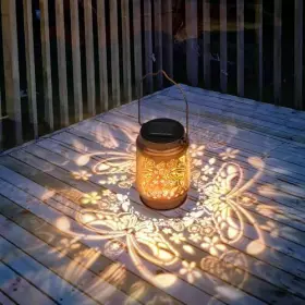 Yf-sl-17 Lumsoloire Solar Lanterns Outdoor Waterproof Butterfly Decorations Garden Decor #2