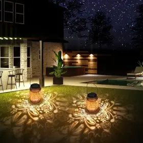 Yf-sl-17 Lumsoloire Solar Lanterns Outdoor Waterproof Butterfly Decorations Garden Decor #3