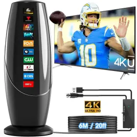 Catcher.2000 Macmia 797999886059 Tv Savior Your Signal Miles Antenna Indoor Supports Receiv Inch