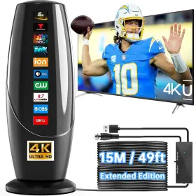 Macmia 797999886790 2026 Upgraded Tv Savior Your Signal Catcher.49-feet Ultra-long Antenna Ind