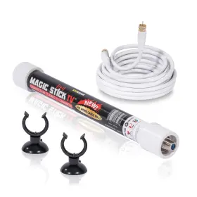 Kk8114wt Magic Stick Tv Digital Hd Antenna For Indoor Or Outdoor - Vhf Uhf Television