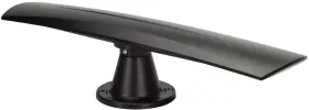Magnadyne 783855993948 Tv-x Omni-directional Amplified Tv/am/fm Antenna And Distribution Plate Black